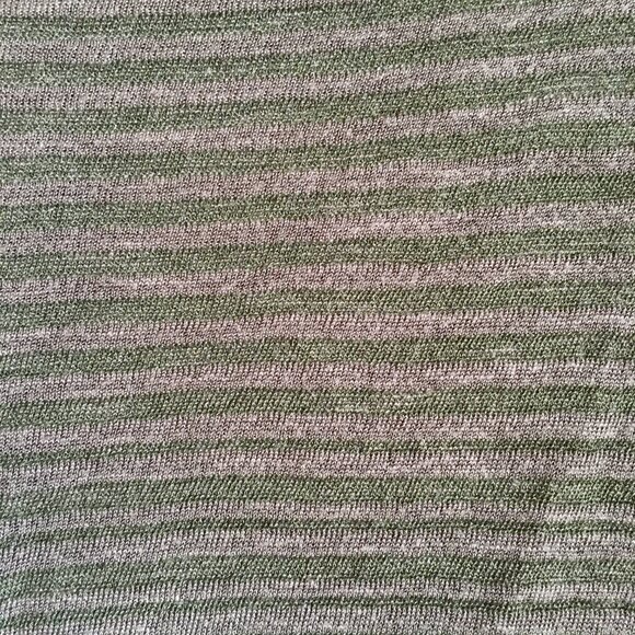 Aegean Olive Green Open Handkerchief Viscose Cardigan with Sheen - Picture 11 of 13